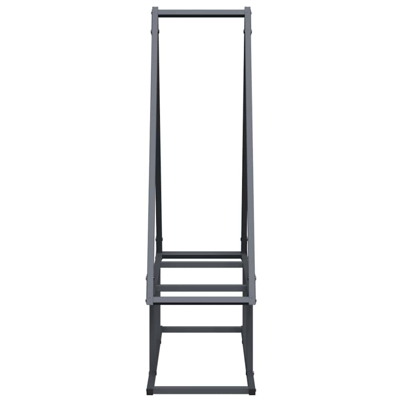 Brennholzregal Anthrazit 80x25x90 cm Kaltgewalzter Stahl