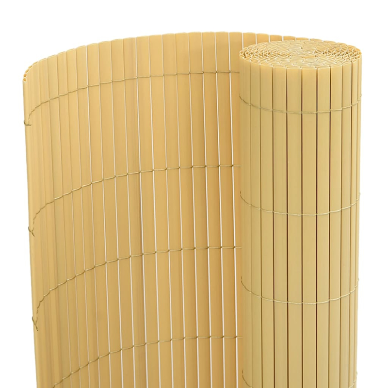 Gartenzaun Doppelseitig Gelb 1,8x3 m PVC