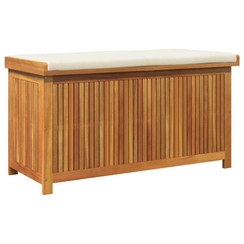 Outdoor-Kissenbox 113x50x60,5 cm Massivholz Akazie