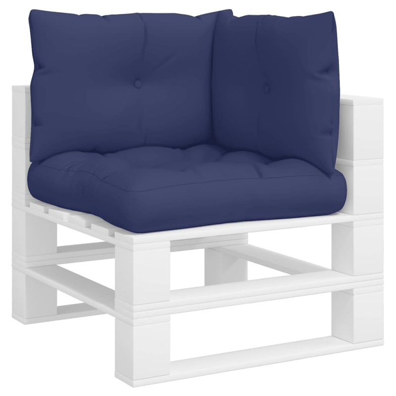 Palettenkissen 3 Stk. Marineblau Oxford-Gewebe