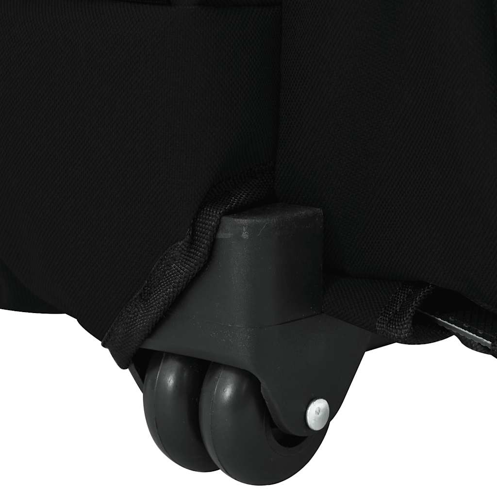 Trolley für Haustiere 3-in-1 Schwarz 48x32x57 cm cm Oxford-Gewebe