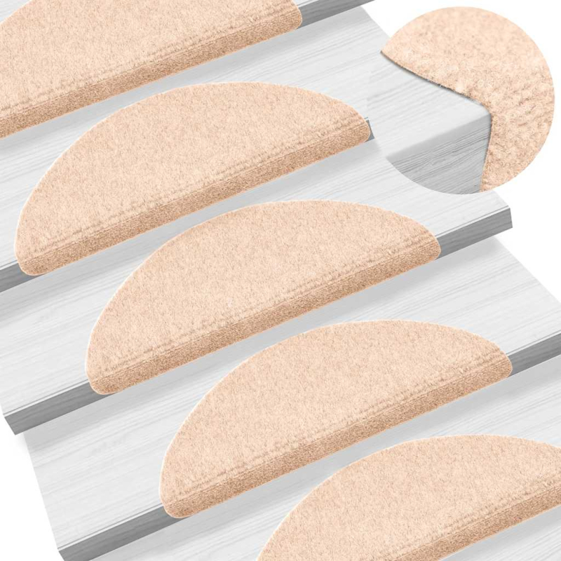 Stufenmatten Selbstklebend 20 Stk. Creme 56x17x3 cm