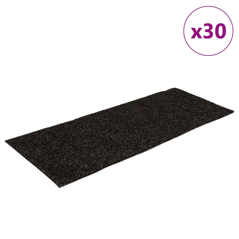 Stufenmatten Selbstklebend 30 Stk. Braun 60x25cm Rechteckig