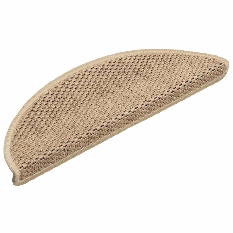 Stufenmatten Selbstklebend Sisal-Optik 30Stk. 56x17x3cm Sand