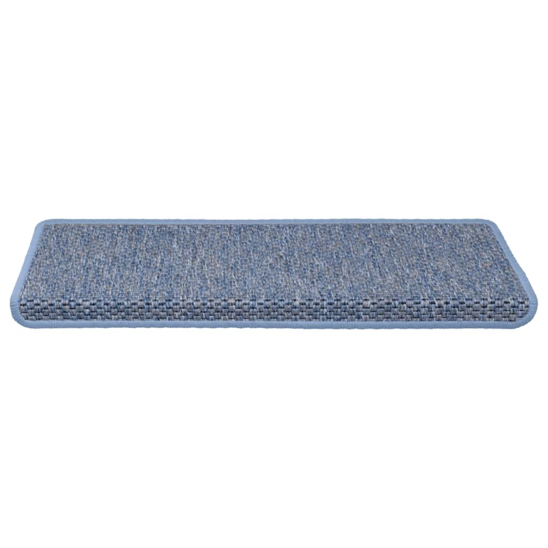 Stufenmatten Selbstklebend Sisal-Optik 30Stk. 65x21x4cm Blau