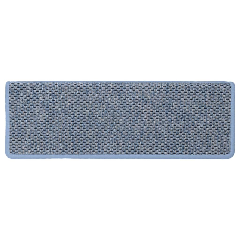 Stufenmatten Selbstklebend Sisal-Optik 30Stk. 65x21x4cm Blau