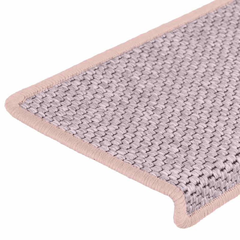 Stufenmatten Selbstklebend Sisal-Optik 30Stk. 65x21x4cm Rosa