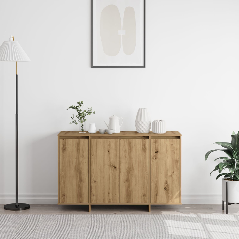 Eichen Sideboard Artisan Eiche Holzwerkstoff 120 x 41 x 75 cm