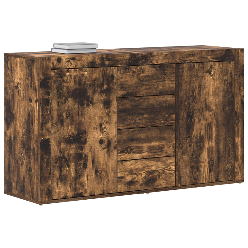 Sideboard Geräucherte Eiche Holzwerkstoff 120 x 36 x 69 cm