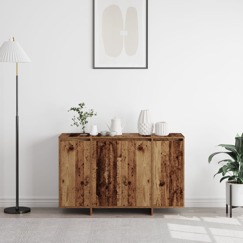 Braunes Sideboard Altholz Holz 120 x 41 x 75 cm Sideboard