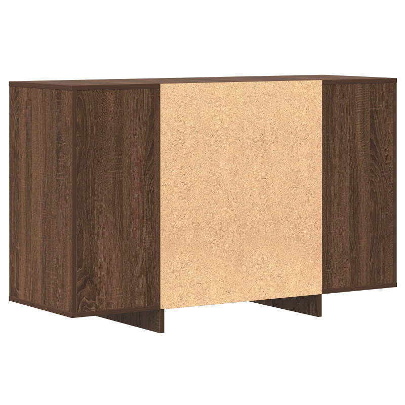 Sideboard Braun Eiche 120x41x75 cm Engineering Holz