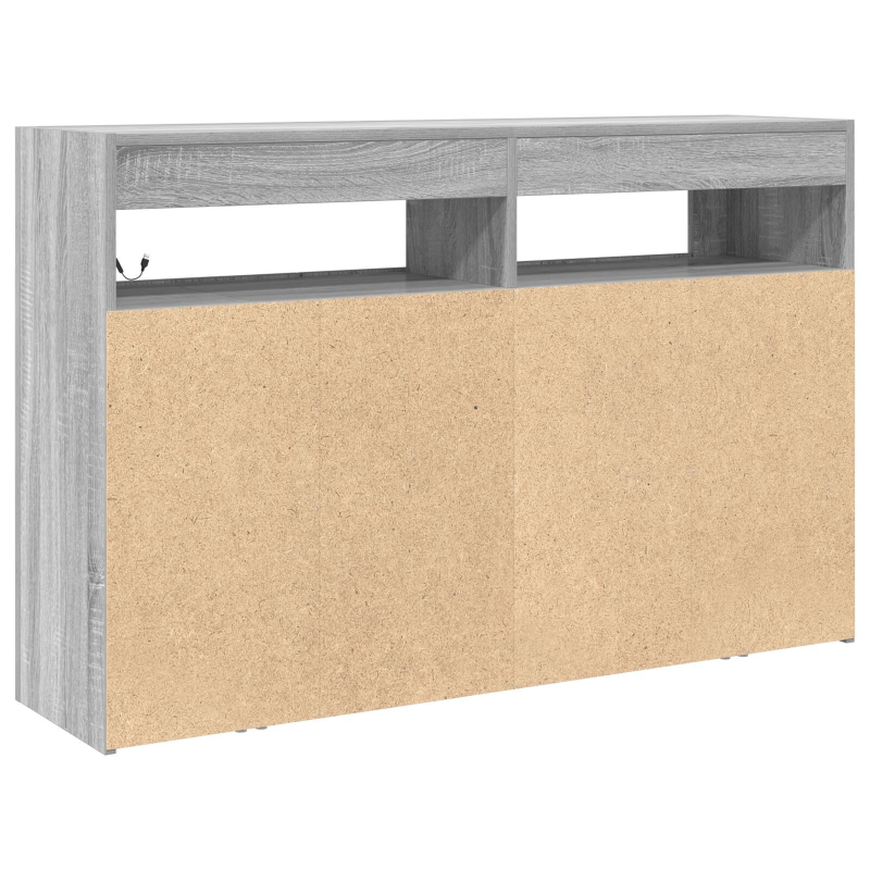 Sideboard Graues Sonoma Holzwerkstoff 116 x 30 x 75 cm Sideboard