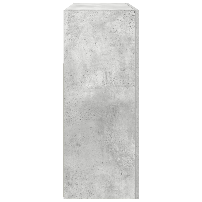 Sideboard Beton Grau Engineered Wood 116 x 30 x 75 cm Rechteckig