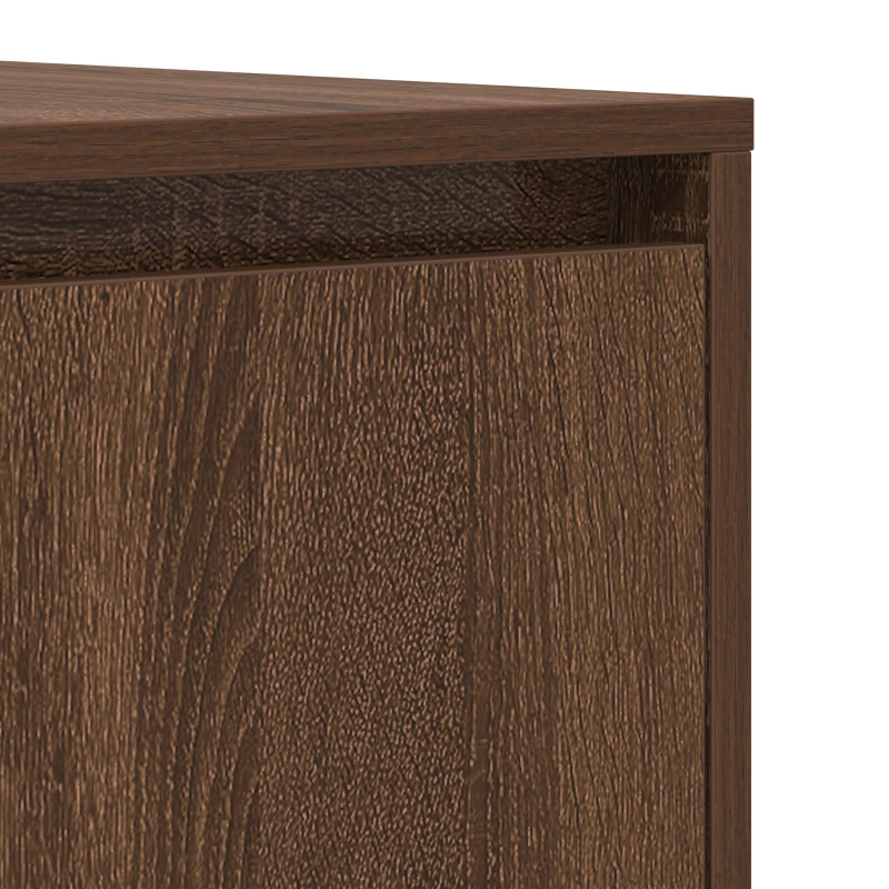 Sideboard Braun Eiche 120x41x75 cm Engineering Holz