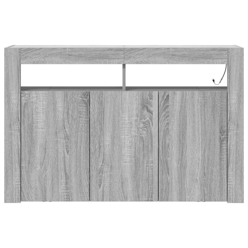 Sideboard Graues Sonoma Holzwerkstoff 116 x 30 x 75 cm Sideboard
