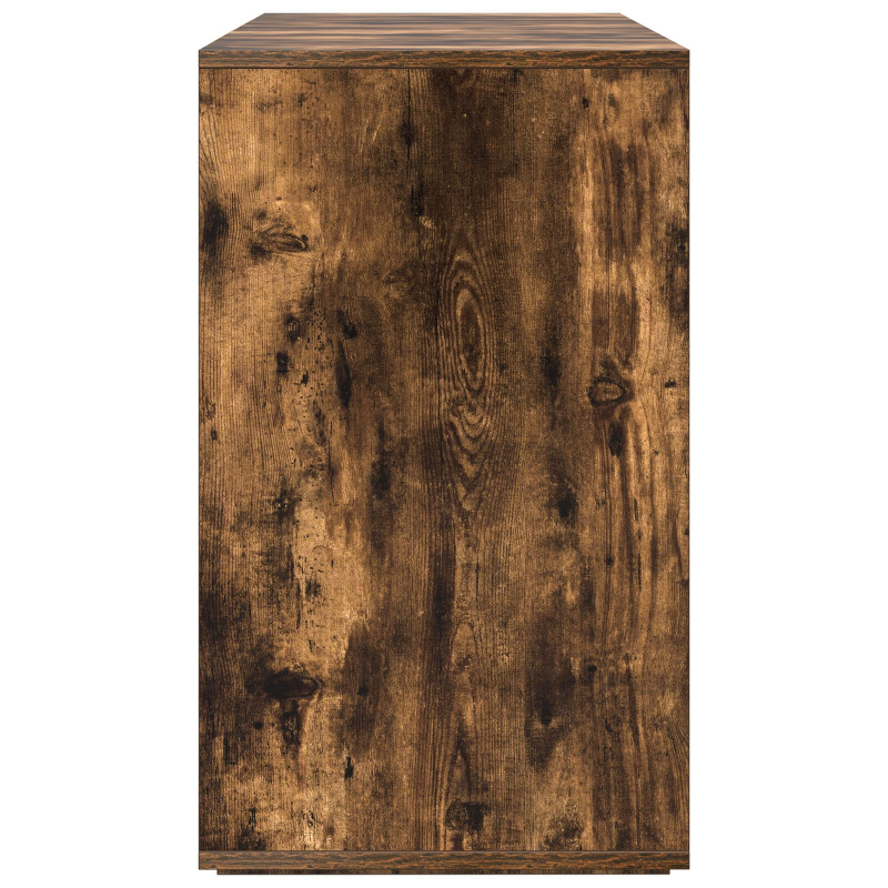 Geräumiges Eichen-Sideboard Geräucherte Eiche Holz 135 x 41 x 75 cm