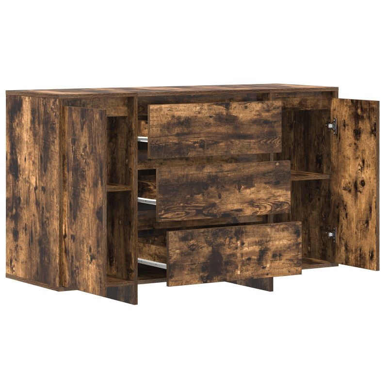 Sideboard Geräucherte Eiche 120x41x75 cm Hersteller Holzwerkstoff