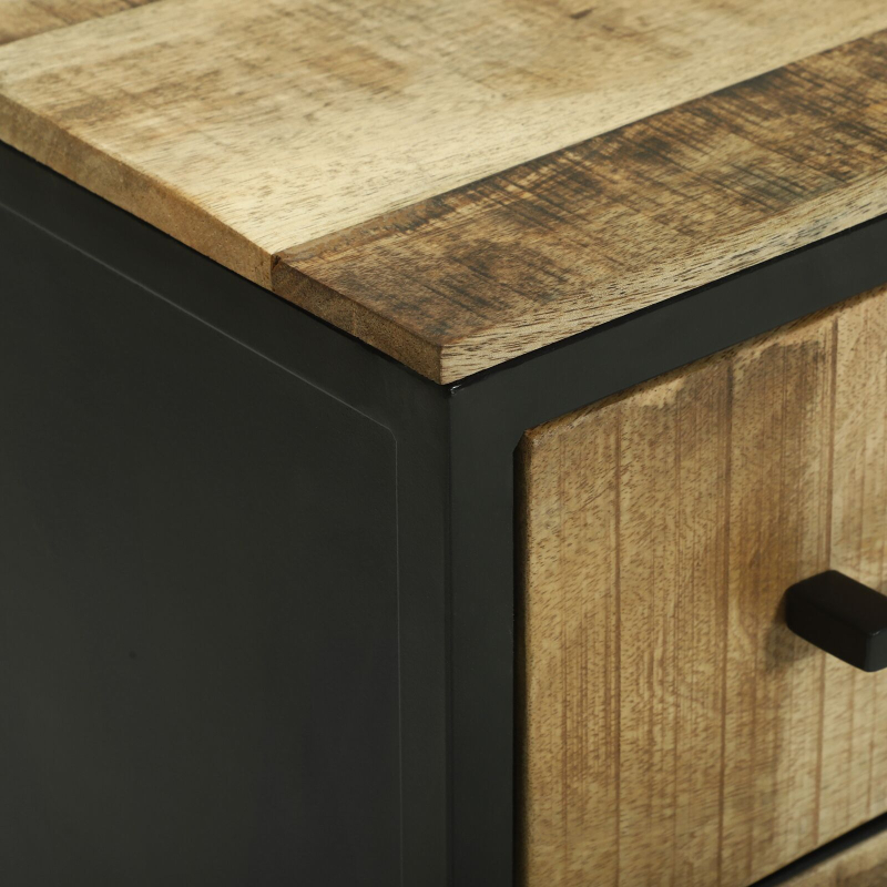 Sideboard 70x35x70 cm Massivholz Mango