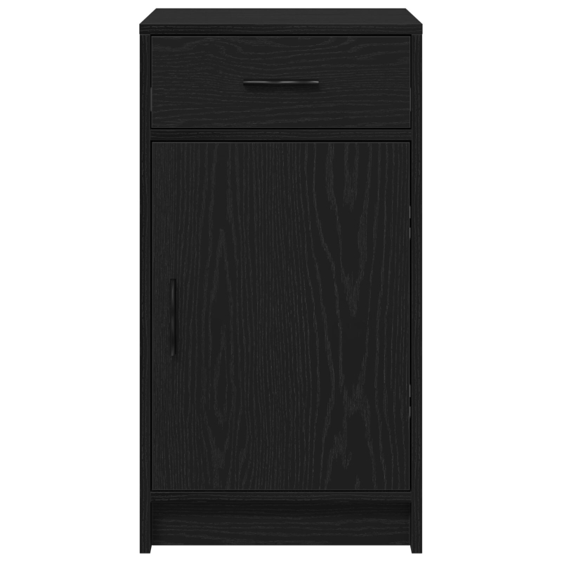 Sideboard Schwarz Eiche 40x41x75 cm Holzwerkstoff