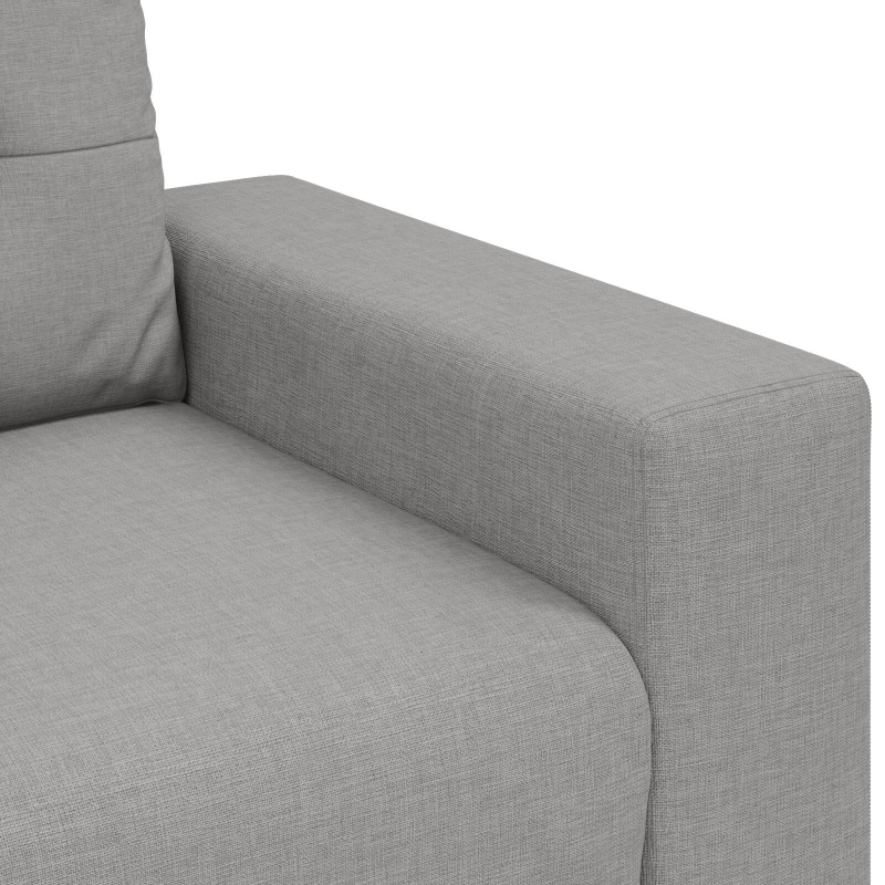3-Sitzer Sofa in Wolkengrau, 180 cm, Stoff