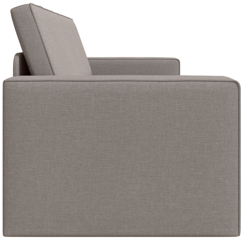 Boden Sofa Bett 2-in-1 Taupe 245x150x60.5 cm Stoff