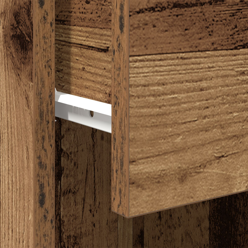 Badezimmer Schrank Alte Holz 32x34x90 cm Ingenieurholz