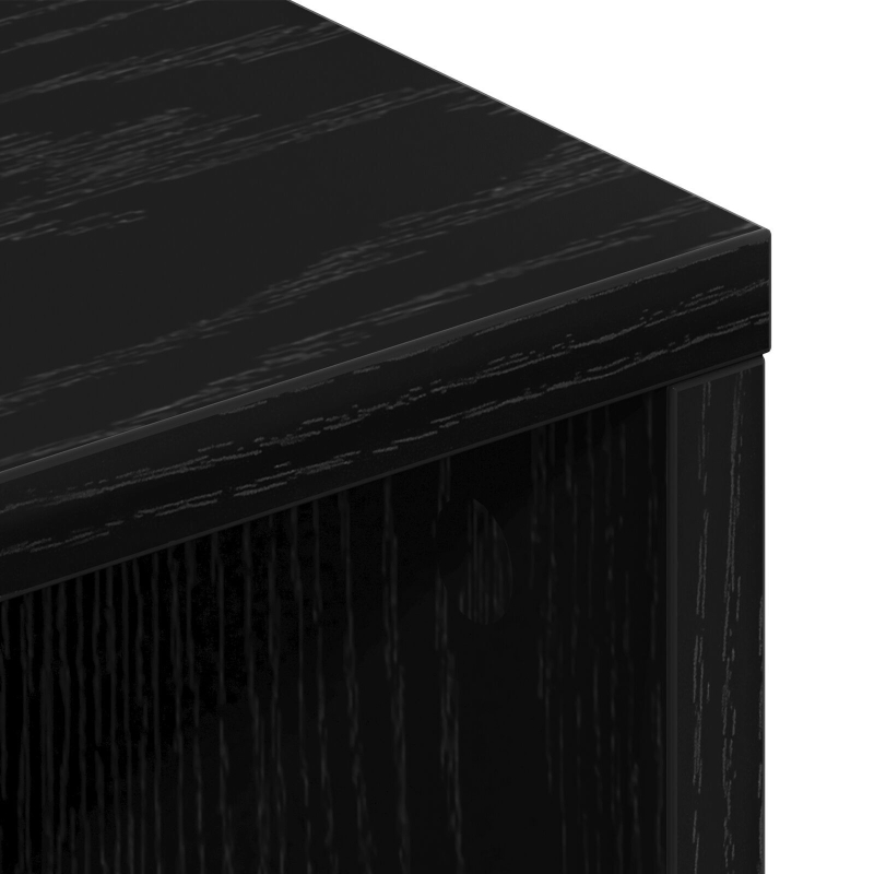 TV-Schrank Schwarz Eiche 150x30x44,5 cm Holzwerkstoff