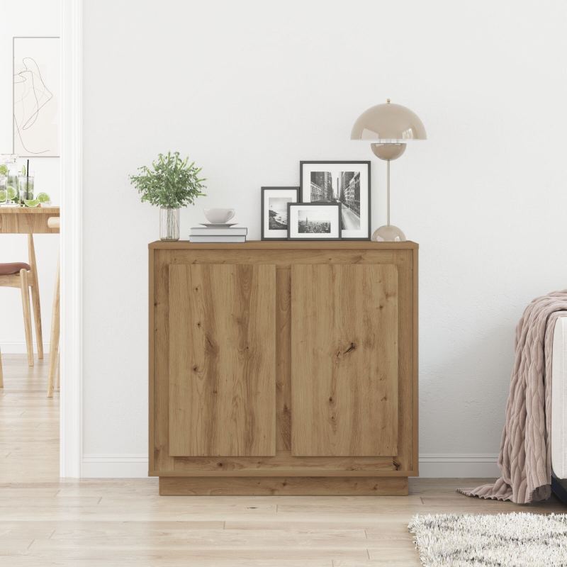 Sideboard Artisan Eiche 80x34x75 cm Ingenieure Holz