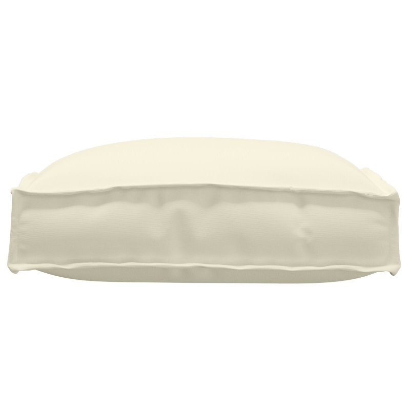 Pallet Kissen für Sitz 6 Teile Creme 40x40x8 cm Oxford Stoff