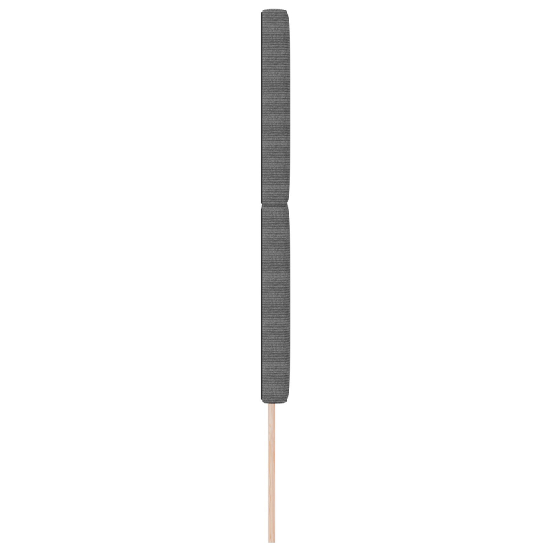 Kopfteil Schlichtes Design Hellgrau 140 cm Cordstoff