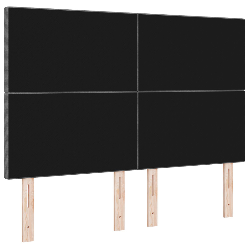 Kopfteil Schlichtes Design Hellgrau 140 cm Cordstoff