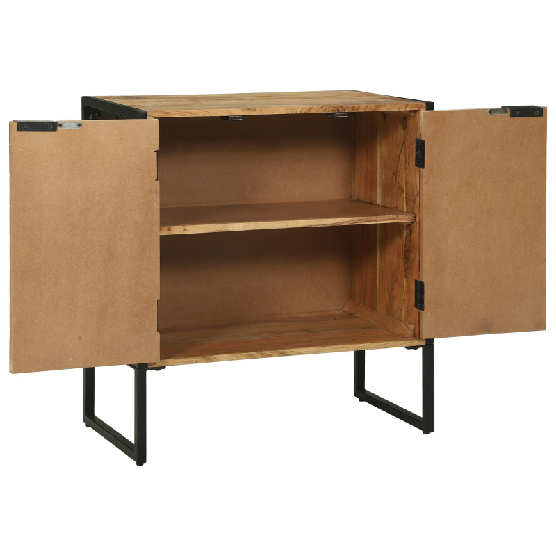 Sideboard 70x35x75 cm Massivholz Akazie