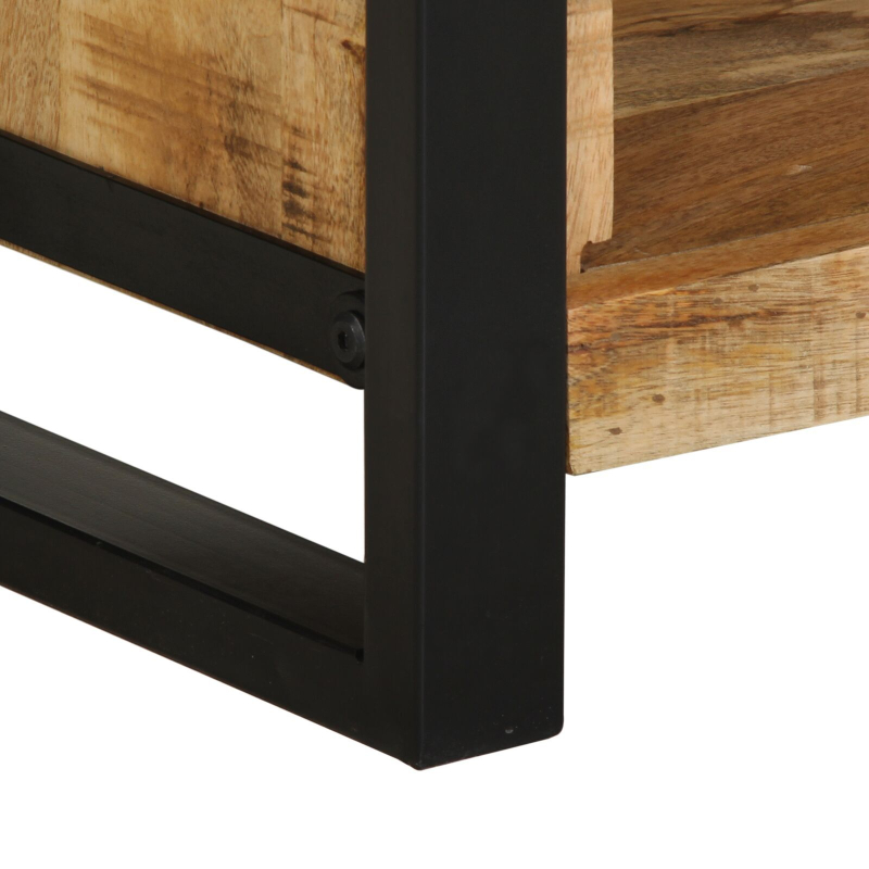 Nachttisch 40x30x80 cm Massivholz Mango