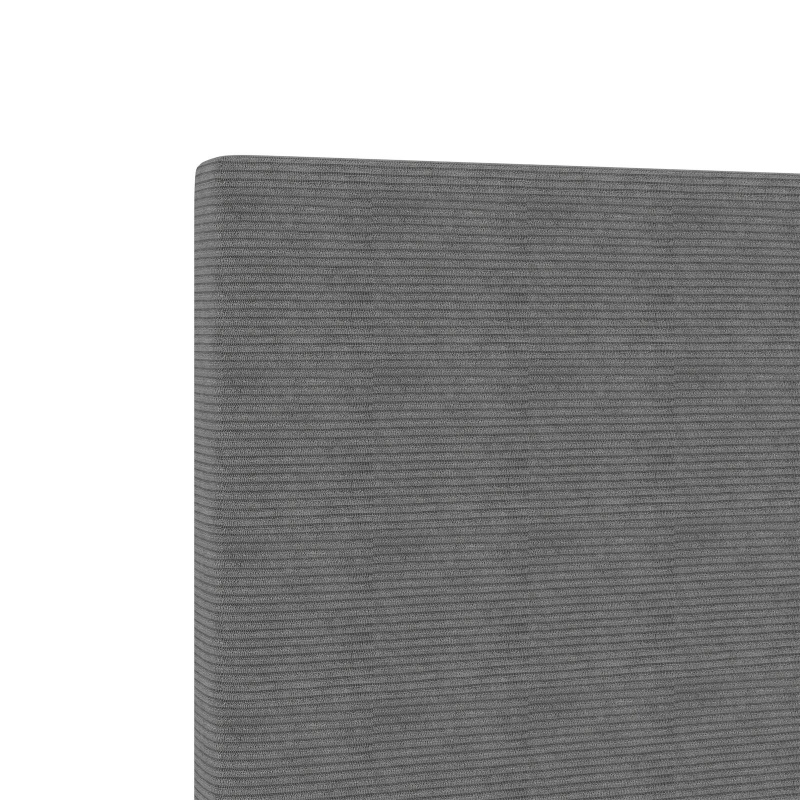 Kopfteil Einfaches Design Hellgrau 200 cm Cord-Stoff