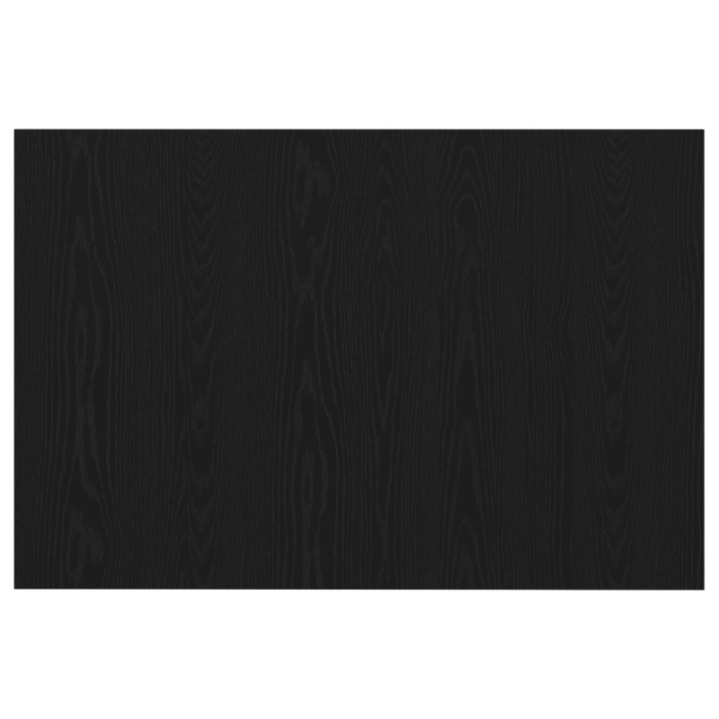 Bett Kopfteil Schwarz Eiche 120x1,5x80 cm Ingenieurholz