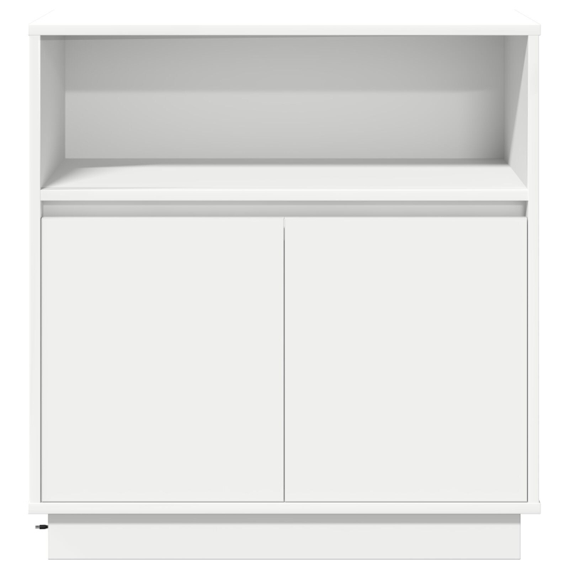 Sideboard mit LED Weiß 71x34,5x75 cm Holzwerkstoff