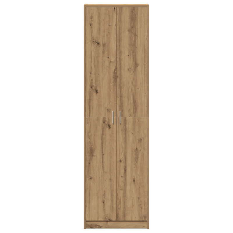 Kleiderschrank Kunststeineiche 55x25x189 cm Holzwerkstoff