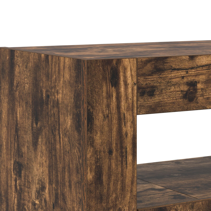 Sideboard Rauchige Eiche Engineered Wood 116 x 30 x 75 cm