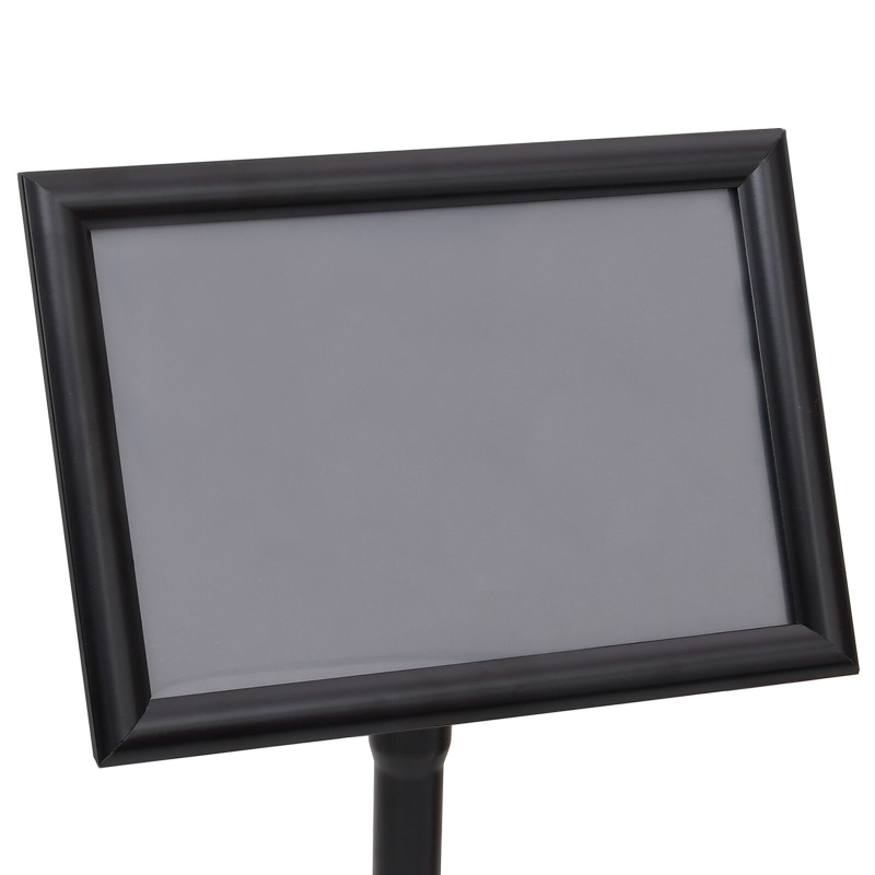 A3 Podest Plakatständer 2 Stück Schwarzes Aluminiumlegierung