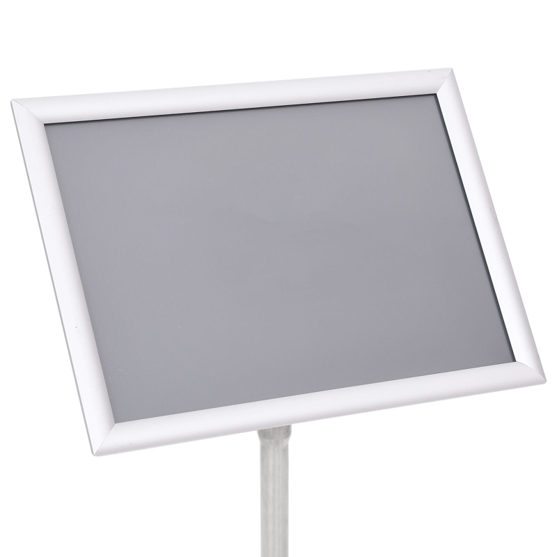A3 Pedestal Plakatständer 2 Stück Silber Aluminiumlegierung