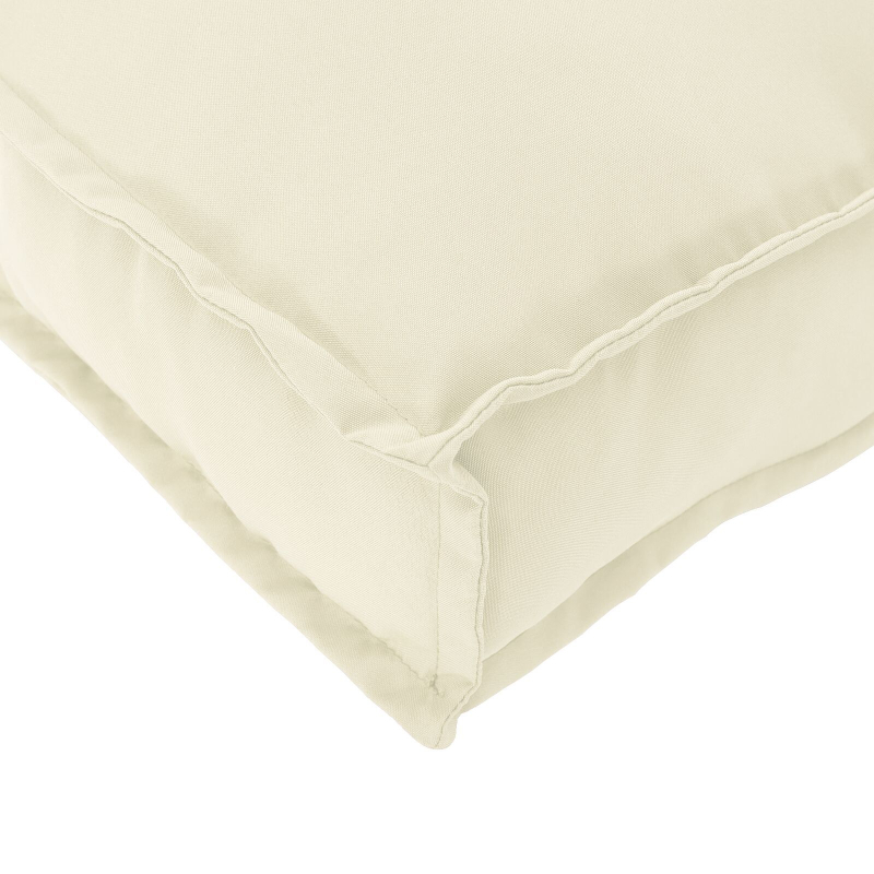 Pallet Kissen für Sitz 6 Teile Creme 40x40x8 cm Oxford Stoff