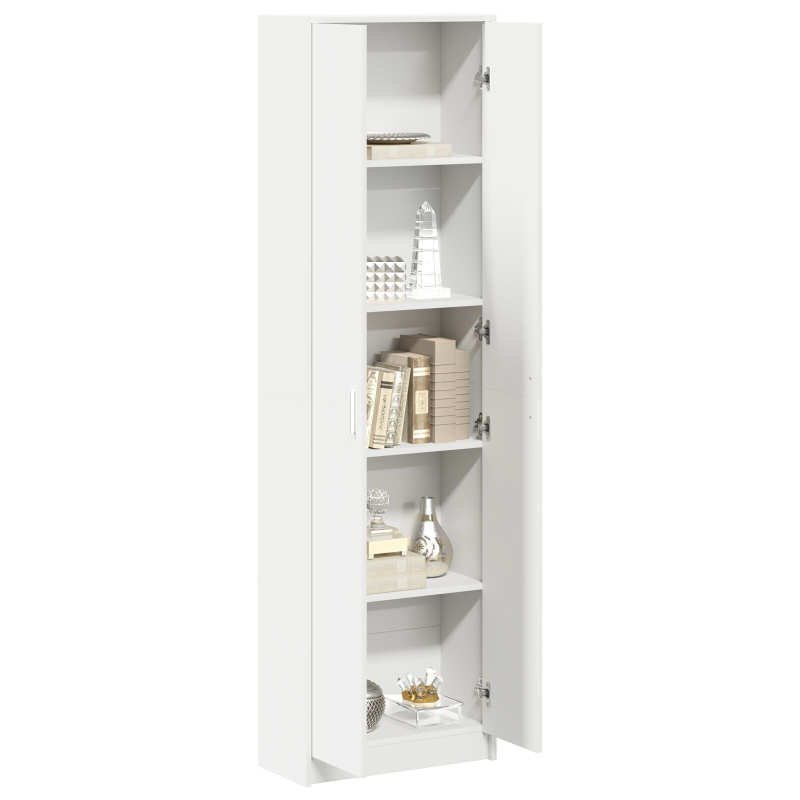 Kleiderschrank Weiß 55x25x189 cm Holzwerkstoffe
