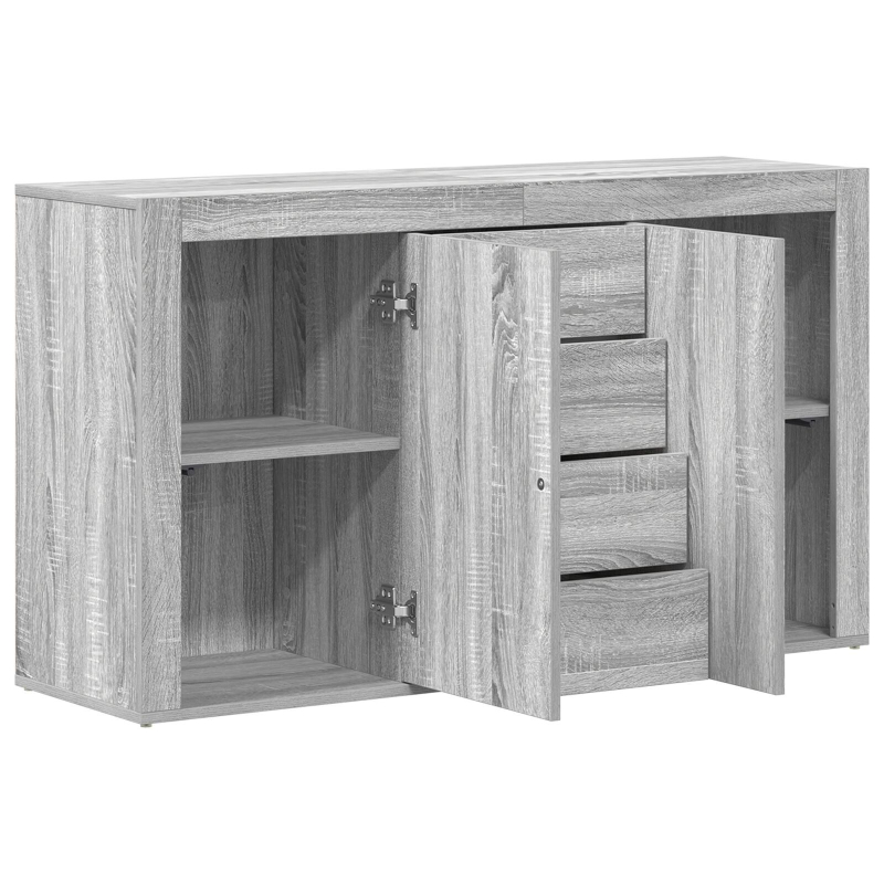 Sideboard Grau sonoma Holzwerkstoff 120 x 36 x 69 cm