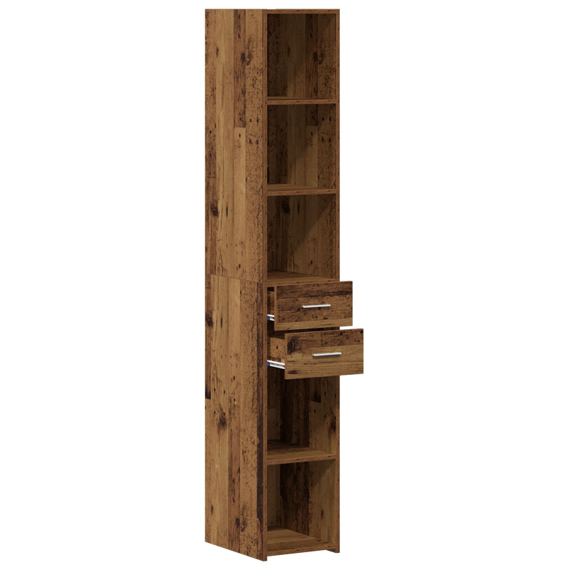 Hochboard Alteiche 30x42,5x185 cm Werkstoffholz