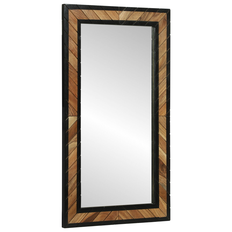 Spiegel 90x2x50 cm Massivholz Akazie