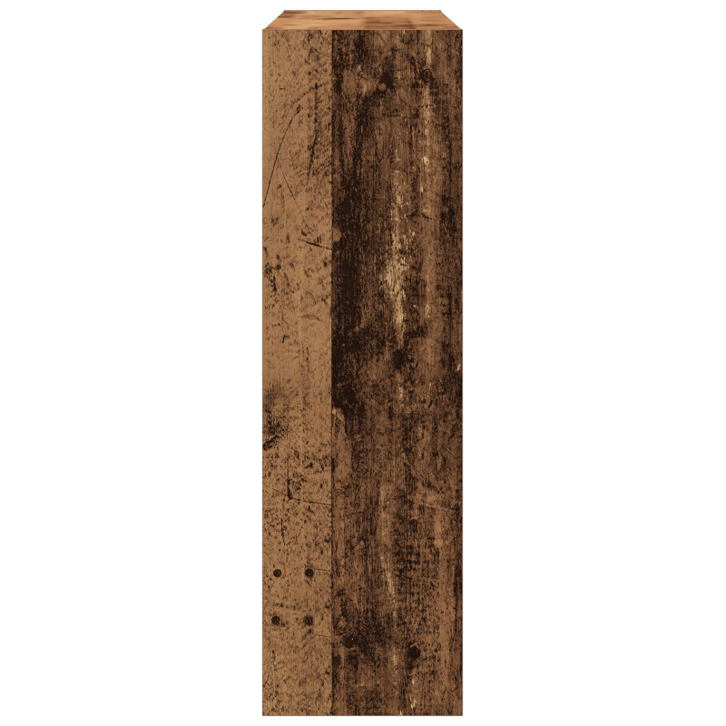 Bücherregal/Raumteiler - Rustikales Holz - 100x30x103cm - Holzwerkstoff