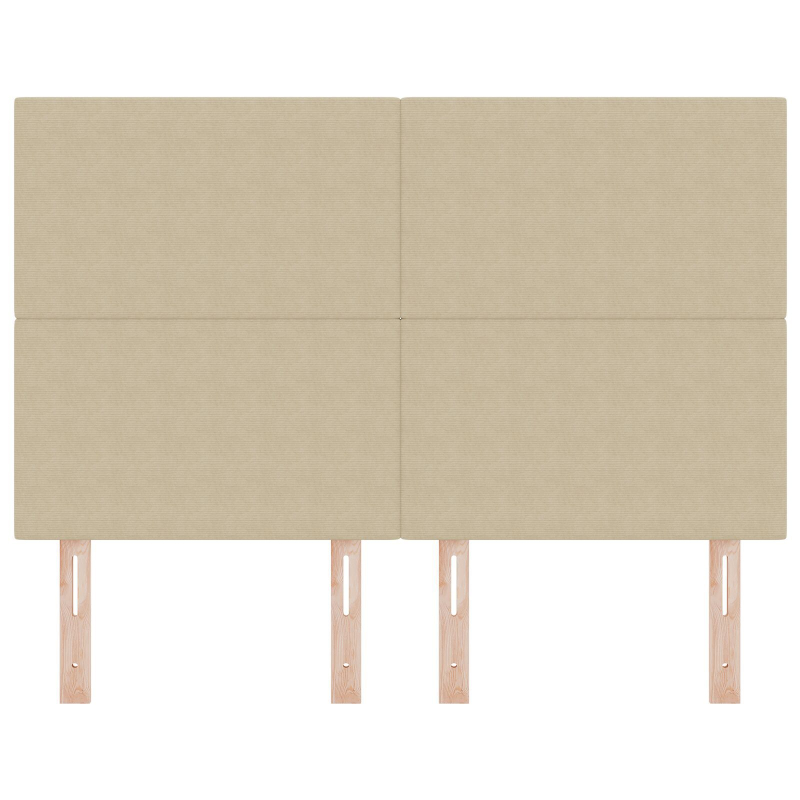 Kopfteil Einfaches Design Lichtgrün Grau 160 cm Cord-Stoff