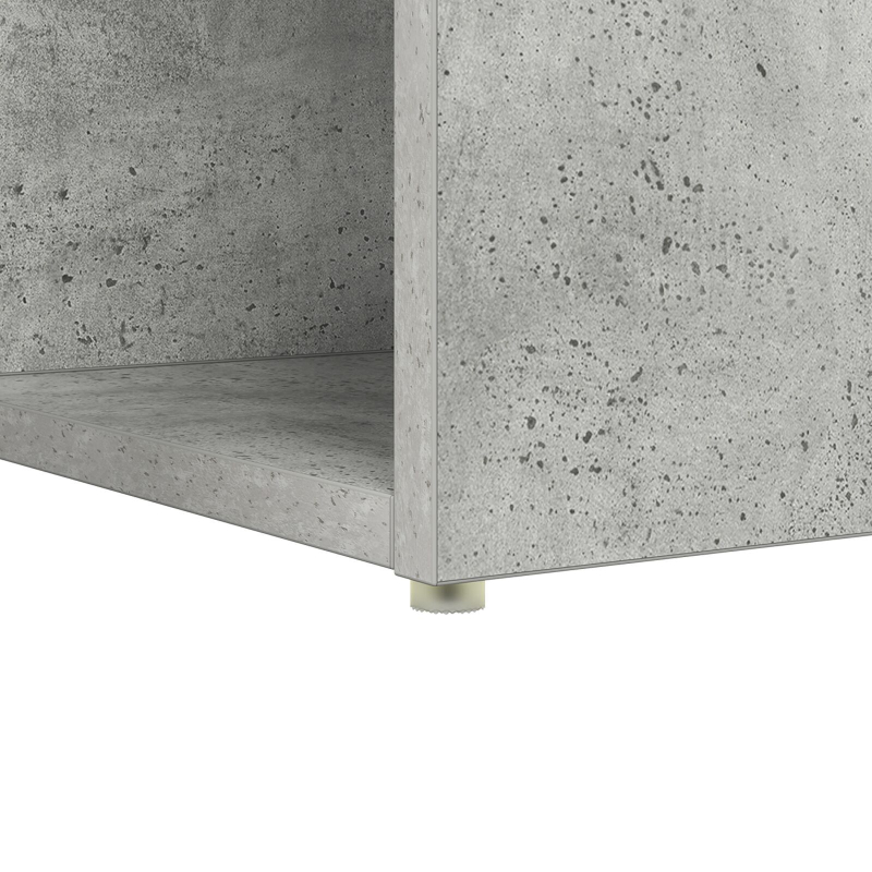 Schreibtisch Beton Grau Holzwerkstoff mit Betonoberfläche Mittel