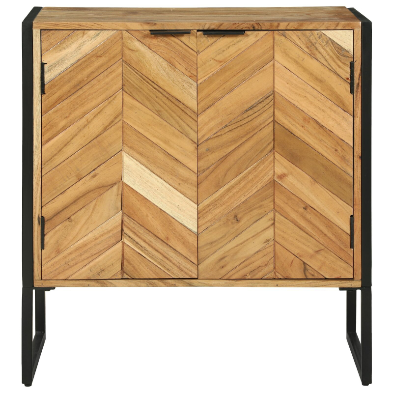 Sideboard 70x35x75 cm Massivholz Akazie