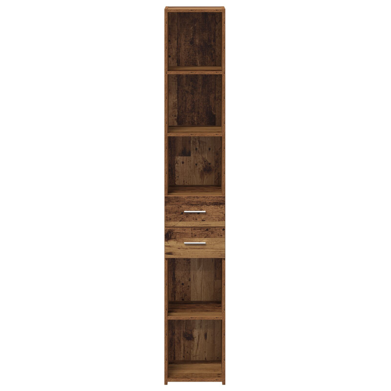 Hochboard Alteiche 30x42,5x185 cm Werkstoffholz